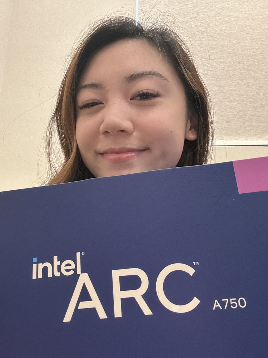 going live in 30 mins at twitch.tv/fanfan using the Intel Arc A750 @intelgaming again :D we'll be playing #DayLight2 today #IntelAmbassador #intelarc #xess #ad