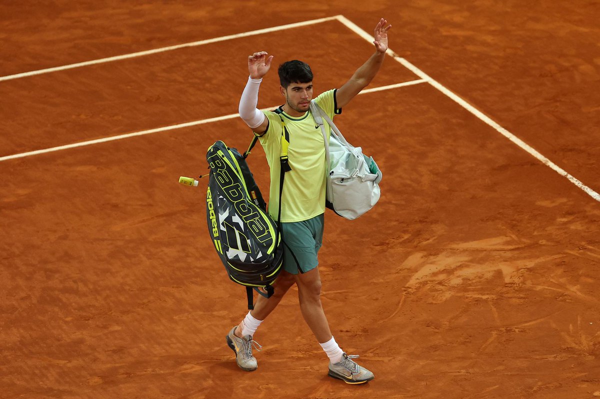 BREAKING: Carlos Alcaraz announces expected but crushing news ahead of French Open: After re-aggravating his forearm injury in Madrid, Alcaraz wonand#039;t be ready to play Rome. dlvr.it/T6NW27 #ATPTennis #CarlosAlcaraz #Frenchopen