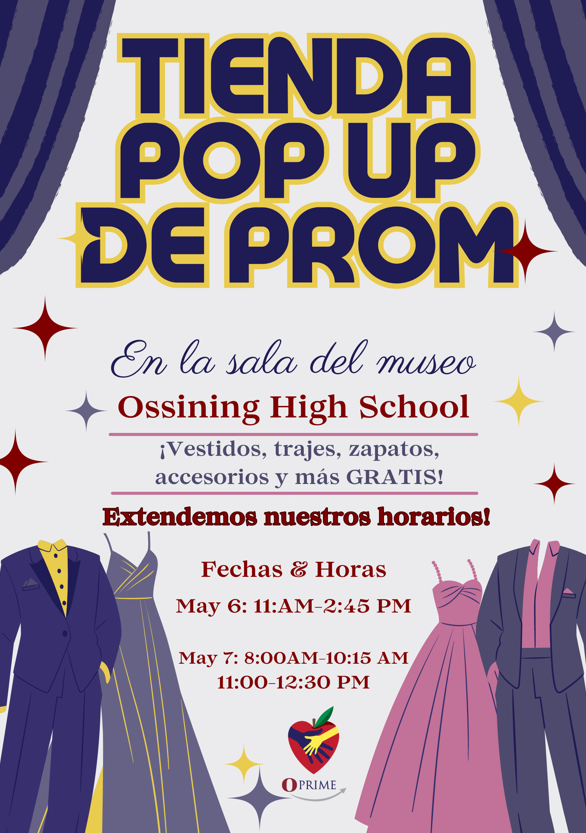 Our Prom Shop is extended to Monday & Tuesday! #opride @ComSchoolLeader