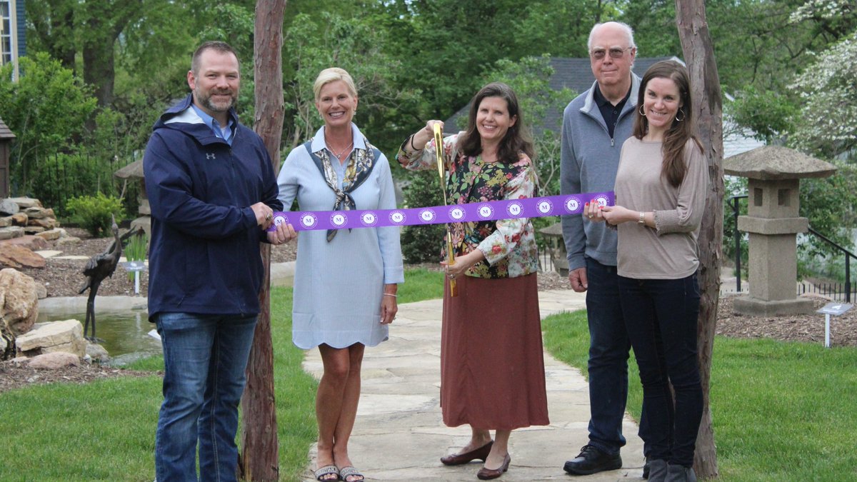 The rehabilitated Japanese Garden was officially opened to the public Friday as the rain held off long enough for a ribbon cutting ceremony to be held. 

#muscatine #japanesegarden #historicgarden #artcenter