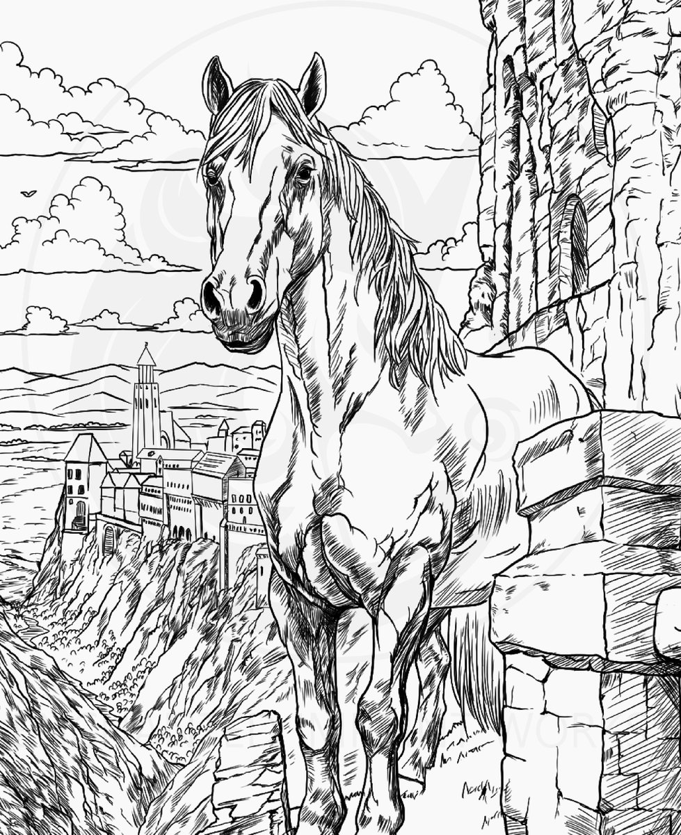 Dive into the enchanting world of horses with Amazing Horses Coloring Book Vol3! 🐴📷 Unleash your creativity and relieve stress with 45 stunning illustrations. Get your copy now on AMAZON!: amzn.to/3TRKAij #ColoringBook #ArtTherapy #HorseLovers