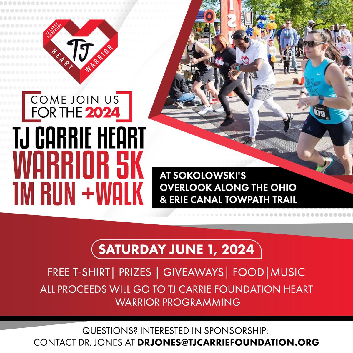Run with us! #HVTIInTheCommunity will be at the <a href="/tj_carrie/">TJ Carrie</a> Heart Warrior Run + Walk on 6/1/24 in Cleveland.  

<a href="/CleClinicHVTI/">Cleveland Clinic Heart, Vascular & Thoracic</a> 
runsignup.com/Race/OH/Clevel…
