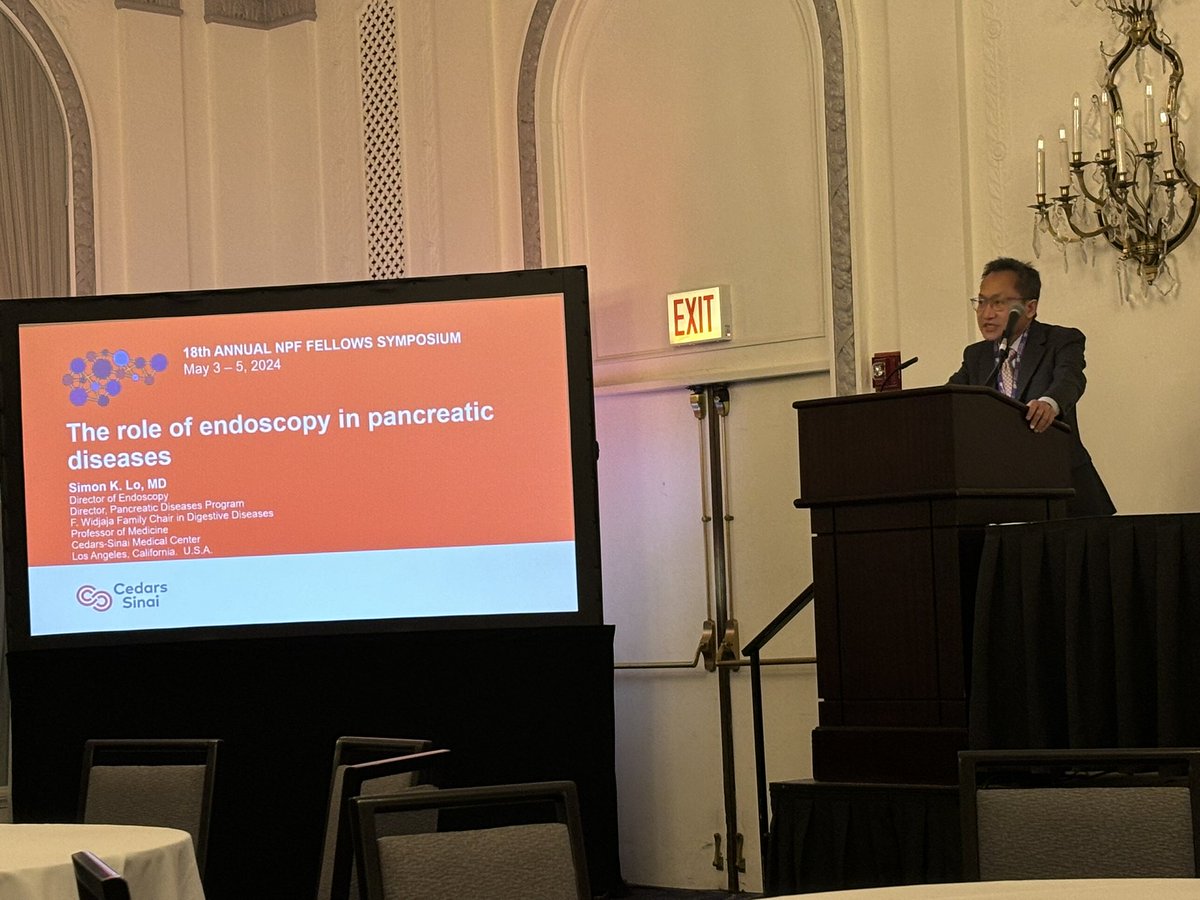 clivejmiranda's tweet photo. π What role does endoscopy have in the diagnosis and treatment of pancreatic diseases?
Dr. #SimonLo from @CedarsSinai gives us the breakdown with an excellent π£οΈ on upper endoscopy, EUS, ERCP, and so much more π
@NatPancFdn #GITwitter #PancTwitter https://t.co/TQSQRbm4ca