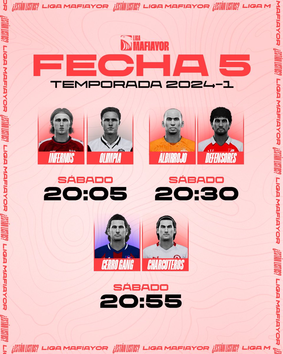 𝙈𝘼𝙉̃𝘼𝙉𝘼 𝙃𝘼𝙔 𝙇𝙄𝙂𝘼𝘼𝘼 🔥

Se nos va la quinta jornada del campeonato, y Defensores tiene la chance de terminar la noche como puntero de la tabla. ¿Lo conseguirá?

🔗 Lo veremos mañana desde las 20hrs 🇦🇷 (18hrs 🇨🇴) por twitch.tv/ligamafiayor