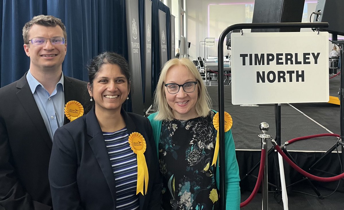 Cllr Jane Brophy ππͺπΊπΆππ§‘ (@janebrophyld) on Twitter photo Massive congratulations to my friend and colleague Cllr Meena Minnis for winning in Timperley North again! πππ
Itβs wonderful to be a team with β¦<a href="/MeenaMinnis/">Meenakshi Minnis</a>β© and Cllr Will Frass β¦<a href="/willfrass/">Will Frass πΆππͺπΊ</a>β©!!! πΆπΆπΆ Massive congratulations to my friend and colleague Cllr Meena Minnis for winning in Timperley North again! πππ
Itβs wonderful to be a team with β¦<a href="/MeenaMinnis/">Meenakshi Minnis</a>β© and Cllr Will Frass β¦<a href="/willfrass/">Will Frass πΆππͺπΊ</a>β©!!! πΆπΆπΆ