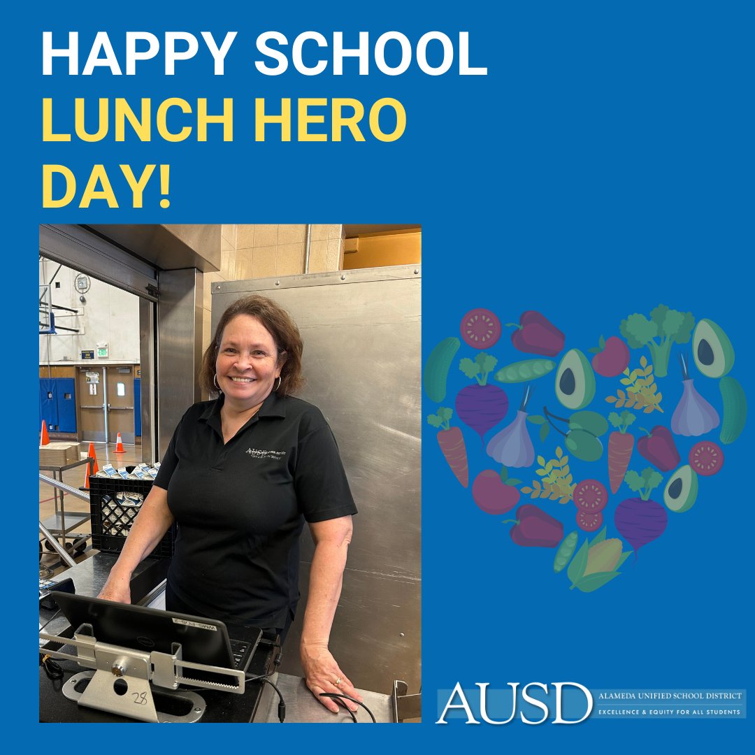 We're deeply grateful to our Food and Nutrition Services staff for serving and supporting our students every day. You nurture them in so many ways!

#WeareAlamedaUnified