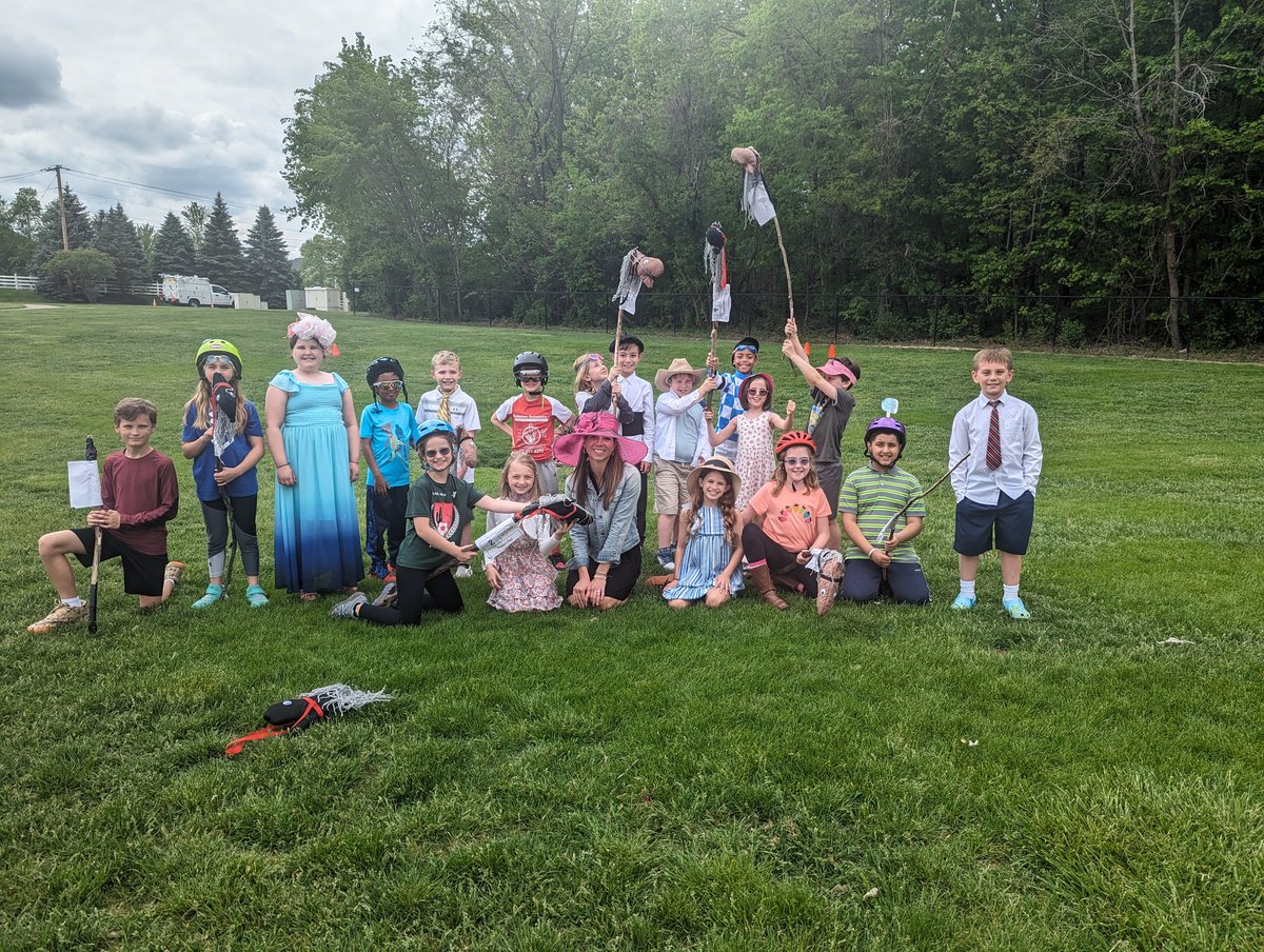 Derby Day in room 1! Such a fun day finishing up researching all about this race, the horses, the average times, etc...More learning than you think! Plus, our own race! <a href="/HRErockets/">Hoosier Road Elem</a>