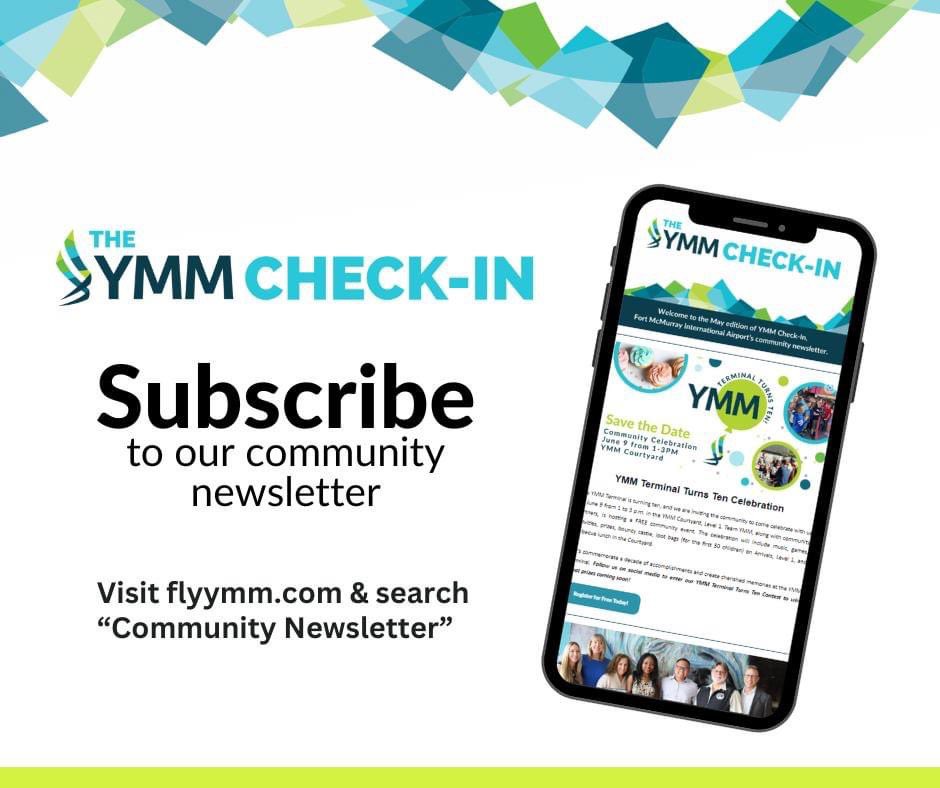 Our May YMM Check-In community newsletter is now online: flyymm.com/commun.../comm…

If you’re not on our distribution list, sign up on FlyYMM.com and be the first to know about new flight announcements, upcoming events and more! #flyymm #ymm #airportnews #fmwb