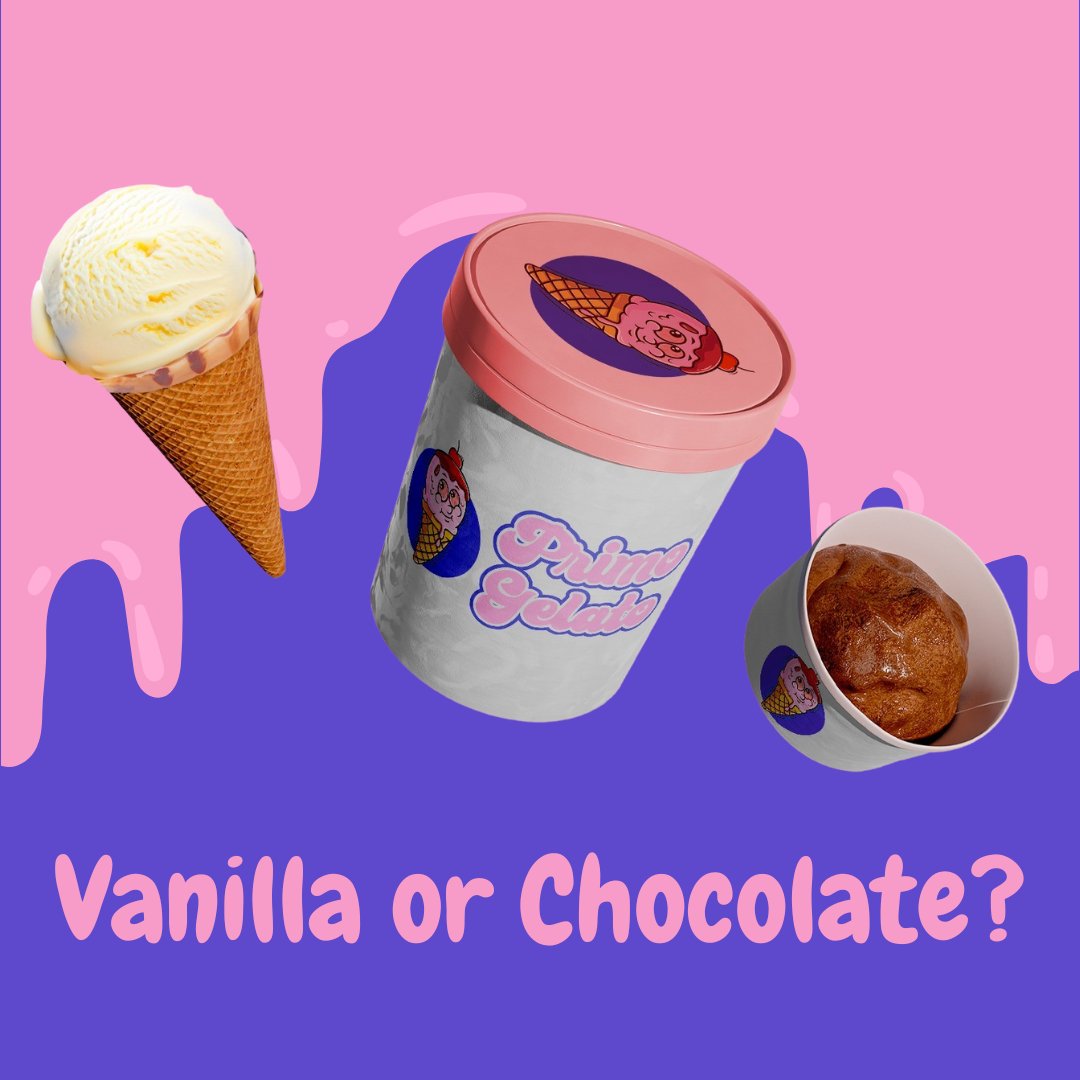 Vanilla or Chocolate? 🍦🍫 The eternal debate continues. Which side are you on?

#sweetchoice #desserttime #icecreamlove #flavorfight #vanillaorchocolate #tastytreats #delightfuldessert #foodieheaven #pickaside #yummyinmytummy