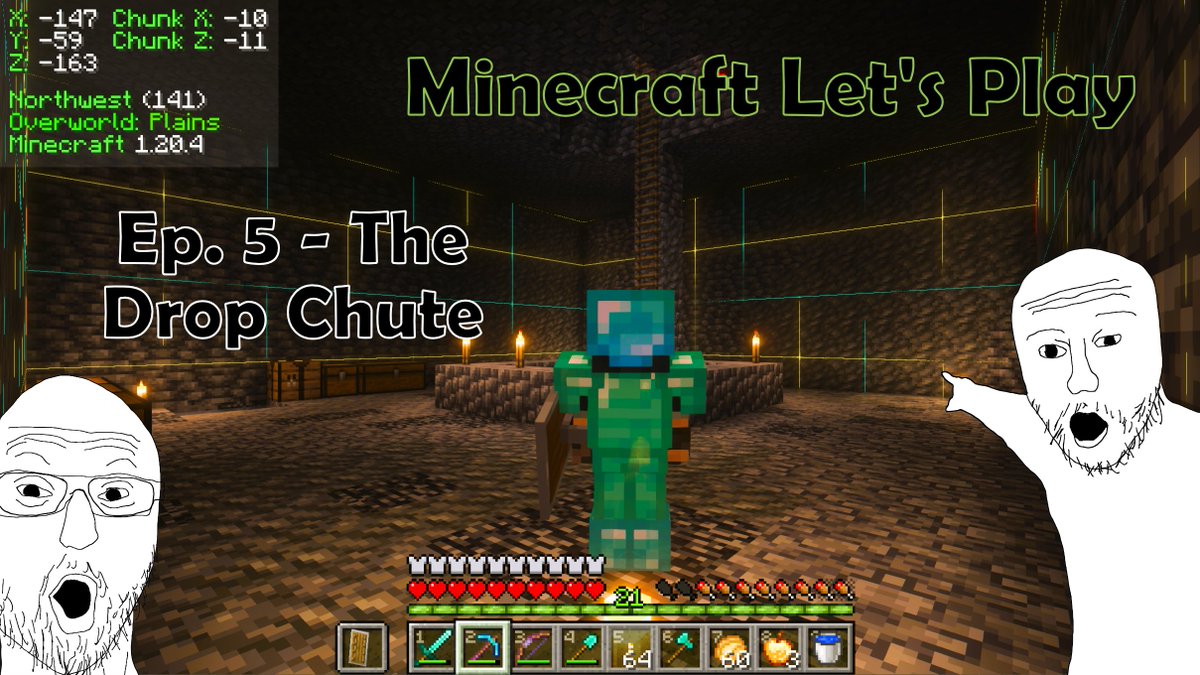 Minecraft Let's Play Episode 5 - The Drop Chute youtu.be/Tw-0tiHwhcg?si…
