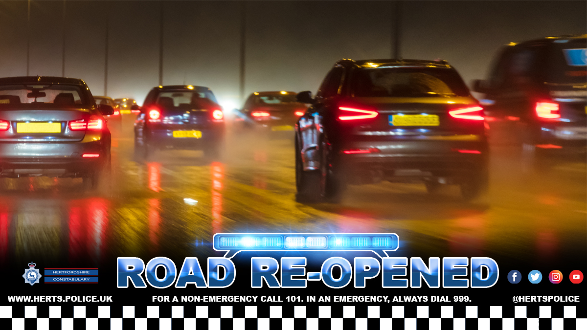 Update: Church Road in #PottenEnd near #Berkhamsted has now been reopened. Thank you for your patience.