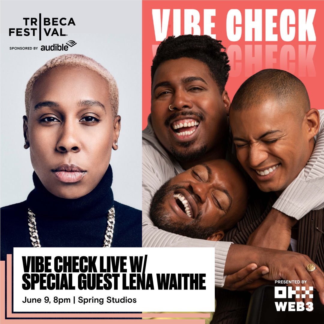 Join Saeed Jones, Sam Sanders, Zach Stafford and special guest Lena Waithe at Vibe Check on 6/9. tribecafilm.com/vibecheck The live taping of this episode will dissect news, entertainment, politics and more through a Black, queer lens.#Tribeca2024