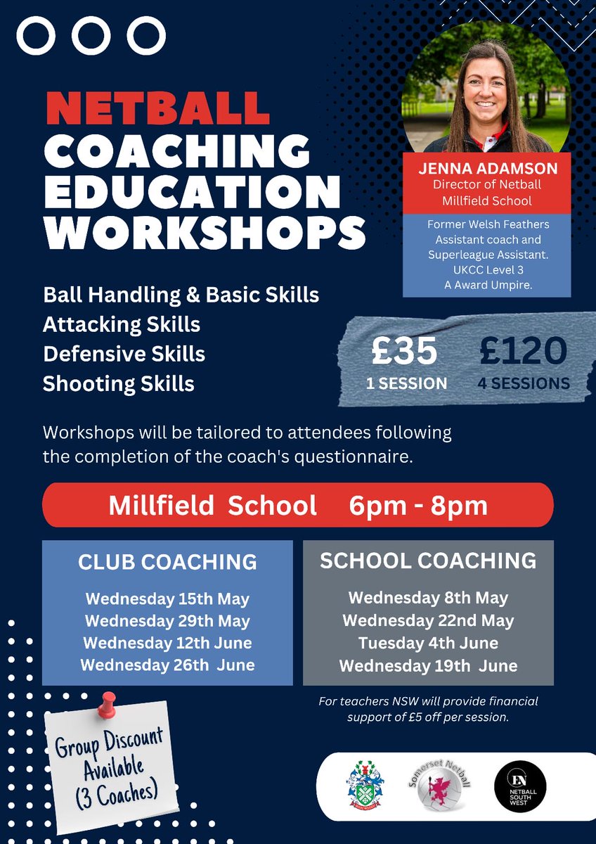 🚨Calling all teachers and coaches🚨 An exciting opportunity to enhance your coaching knowledge 🤩 Register below! 🔴Club coaches 👉 shorturl.at/iMSU6 🔵Teachers 👉 shorturl.at/gvO07 #ComeJoinUs