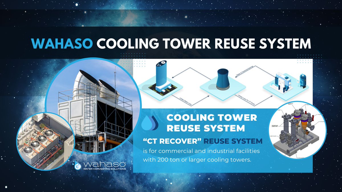 Improve Cycles of Concentration in Cooling Towers. Explore Wahaso's Cooling Tower Reuse System
wahaso.com/cooling-tower-…

#CoolingTower #WaterConservation #WaterRecycling