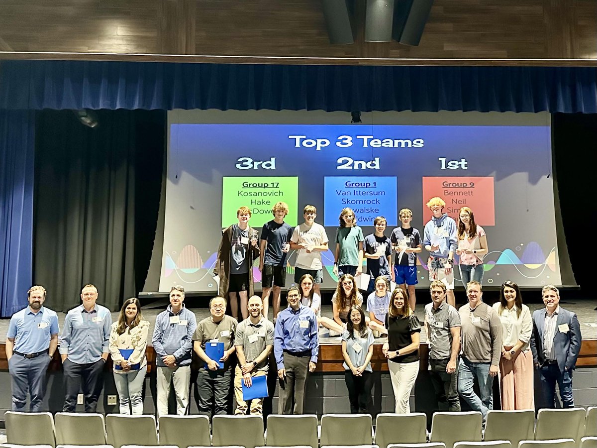 Celebrating our AI Exploration Day teams! Students designed a use for AI, then presented to their peers and judges. Each group was INSPIRING! Thank you, mentors!! Top teams will visit the OSU CAR (Center for Automated Research) this month! @OSUCtrAutoRsrch @hudsonohschools