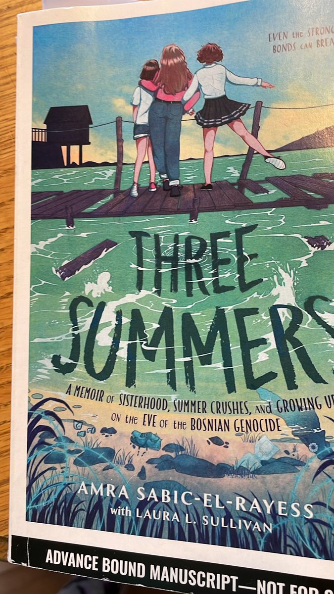 Watch your mailbox @yvettecoughlin1 #bookposse This memoir of summer before the Bosnian genocide is headed your way. I loved the love of cousin sisters and a magical life. I also learned a lot about the Bosnian history. Very timely! @amrasabicPHD #LauraLSullivan @fsgbooks