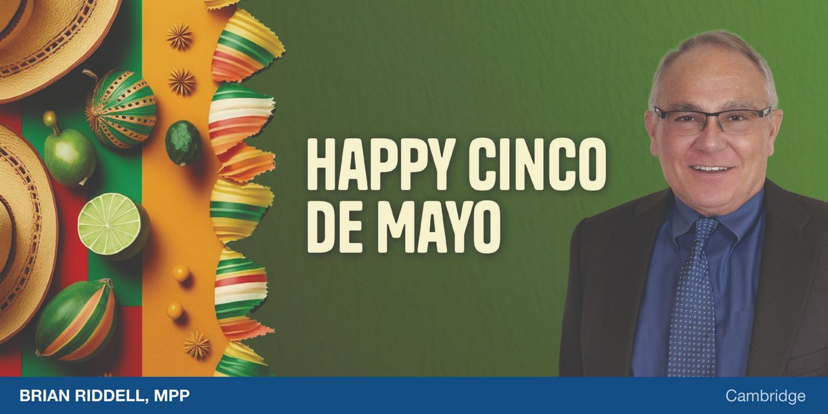 Happy #CincodeMayo to all Mexican Ontarians! On this day in 1862, the Mexican army defeated the French in the Battle of Puebla. Today we celebrate #CincodeMayo with the Mexican community in Ontario, as a symbol of pride and resilience!
