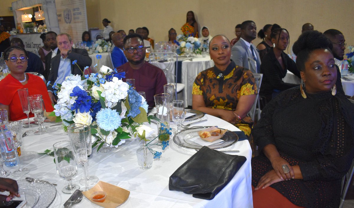 Happening now📢 Maiden @globalcompactGh sustainability dinner in Accra🇬🇭, a convergence of @UN, private sector, & government officials, uniting to drive the global sustainability agenda forward! 🌍 #Sustainability #Partnerships4SDGs