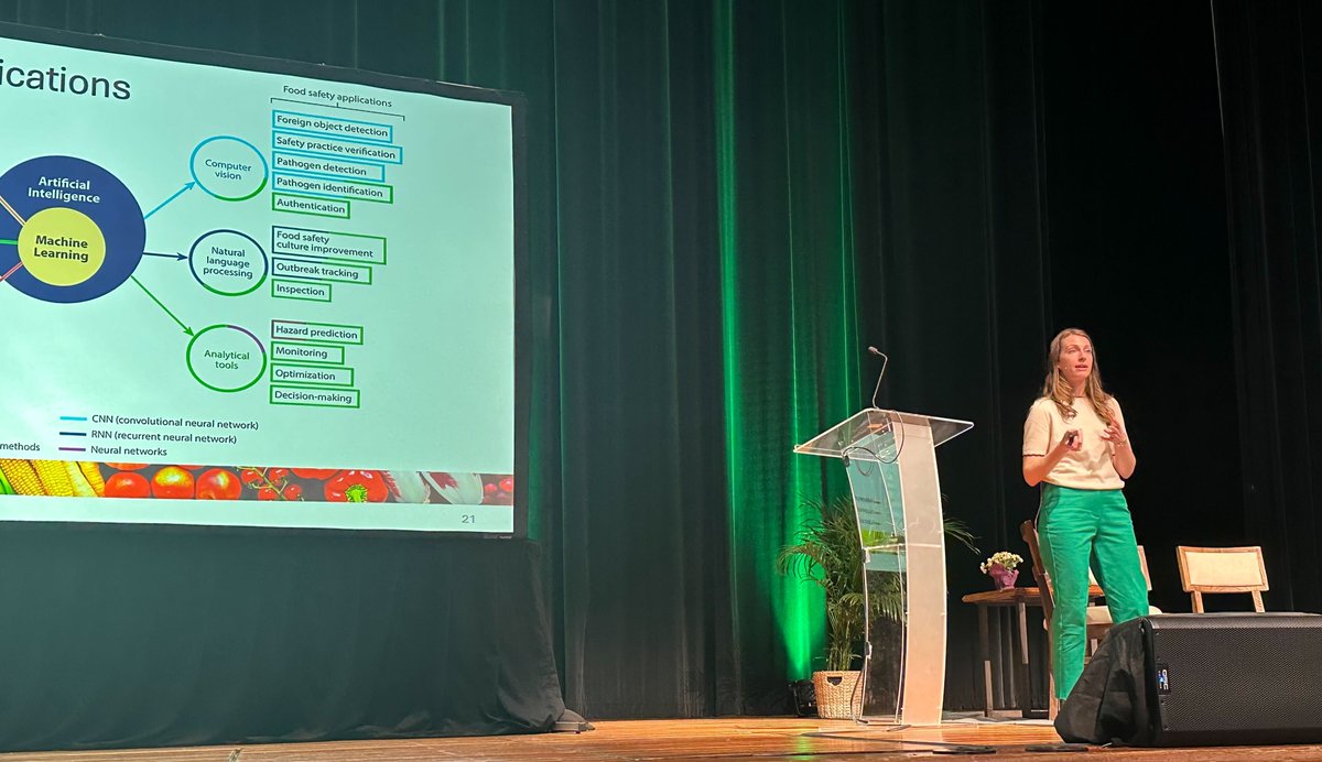 iFoodDS's tweet photo. We spent 2 days at the Western Food Safety Conference, and our own @c_zoellner presented The Future of AI and Advancing Food Safety and Quality Management. We enjoyed connecting with industry peers and discussing traceability, quality, and food safety in the fresh food industry. https://t.co/ihUVFEmSGN