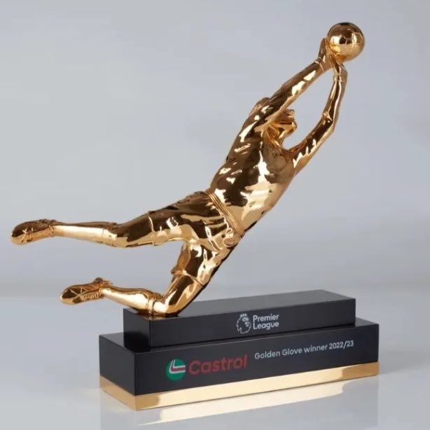 Arsenal's David Raya has won the 2023/24 Premier League Golden Glove award! 🥇 Award set in stone after Luton scored vs Pickford of Everton
