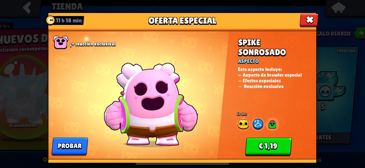 BrawlOlympus's tweet photo. 🎁 SORTEO EXPRESS SPIKE SONROSADO 🎁 
✅1 GANADOR

Requisitos:
😈 Follow @BrawlSpain_
😈Follow @SquadBustersES_ 

😈 Dar RT &amp; MG

👾 El sorteo acaba en 1 HORA!

El ganador se dará en la cuenta de @BrawlSpain_. 

#BrawlStars #Gemas https://t.co/TOWIu4IZ7H