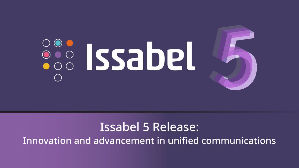 Release of Issabel 5: Innovation and Advancement in Unified Communications
#issabel #issabel5 #UC #unifiedcommunications #newiso 

More Info 👉 issabel.com/en/release-of-…