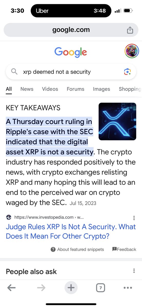 FutureOfMoneyAI's tweet photo. @AbsGMCrypto @saylor @digitalassetbuy @DigPerspectives @thebearablebull @thinkingcrypto @Kevin_Cage_ @ZachRector7 $XRP already not a security. https://t.co/MPflJUtnkX