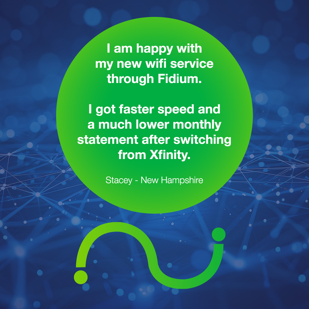 We strive to provide reliable and affordable fiber internet! 🤩 Our customers are our families and friends in the local community, so we wouldn't even think about offering anything less than the strongest connection. Learn more about Fidium: