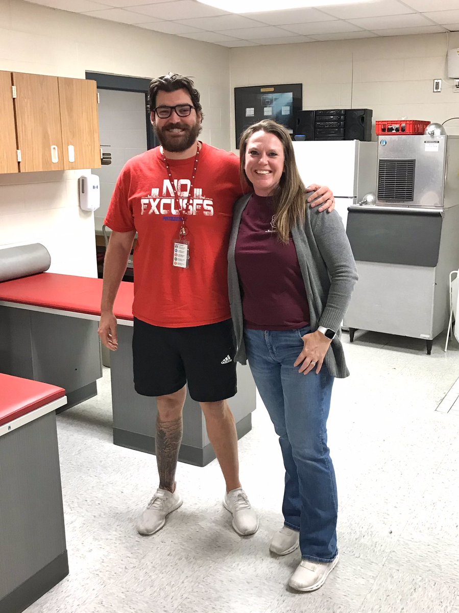 Patriot Shoutout to our Athletic Trainers Deanna Stickney & Colton Sherman! We are blessed to have two of the best Athletic Trainers in the STATE! We appreciate everything Deanna & Colton do for our student-athletes, coaches & community! @nsaahome #AthleticTrainersWeek #TPW
