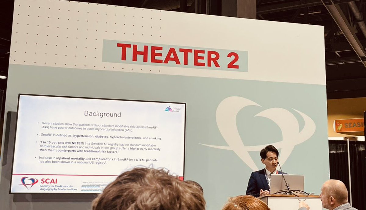 James Choi (@james_choi_md) on Twitter photo It was a pleasure to present findings of increased risk of post-AMI complications in patients without standard modifiable risk factors at #SCAI2024. Thank you to those who supported this project. <a href="/msmw_medchiefs/">MSMW Medicine Chiefs</a> <a href="/MountSinaiNYC/">Mount Sinai Health System</a> <a href="/IcahnMountSinai/">Icahn School of Medicine at Mount Sinai</a> It was a pleasure to present findings of increased risk of post-AMI complications in patients without standard modifiable risk factors at #SCAI2024. Thank you to those who supported this project. <a href="/msmw_medchiefs/">MSMW Medicine Chiefs</a> <a href="/MountSinaiNYC/">Mount Sinai Health System</a> <a href="/IcahnMountSinai/">Icahn School of Medicine at Mount Sinai</a>