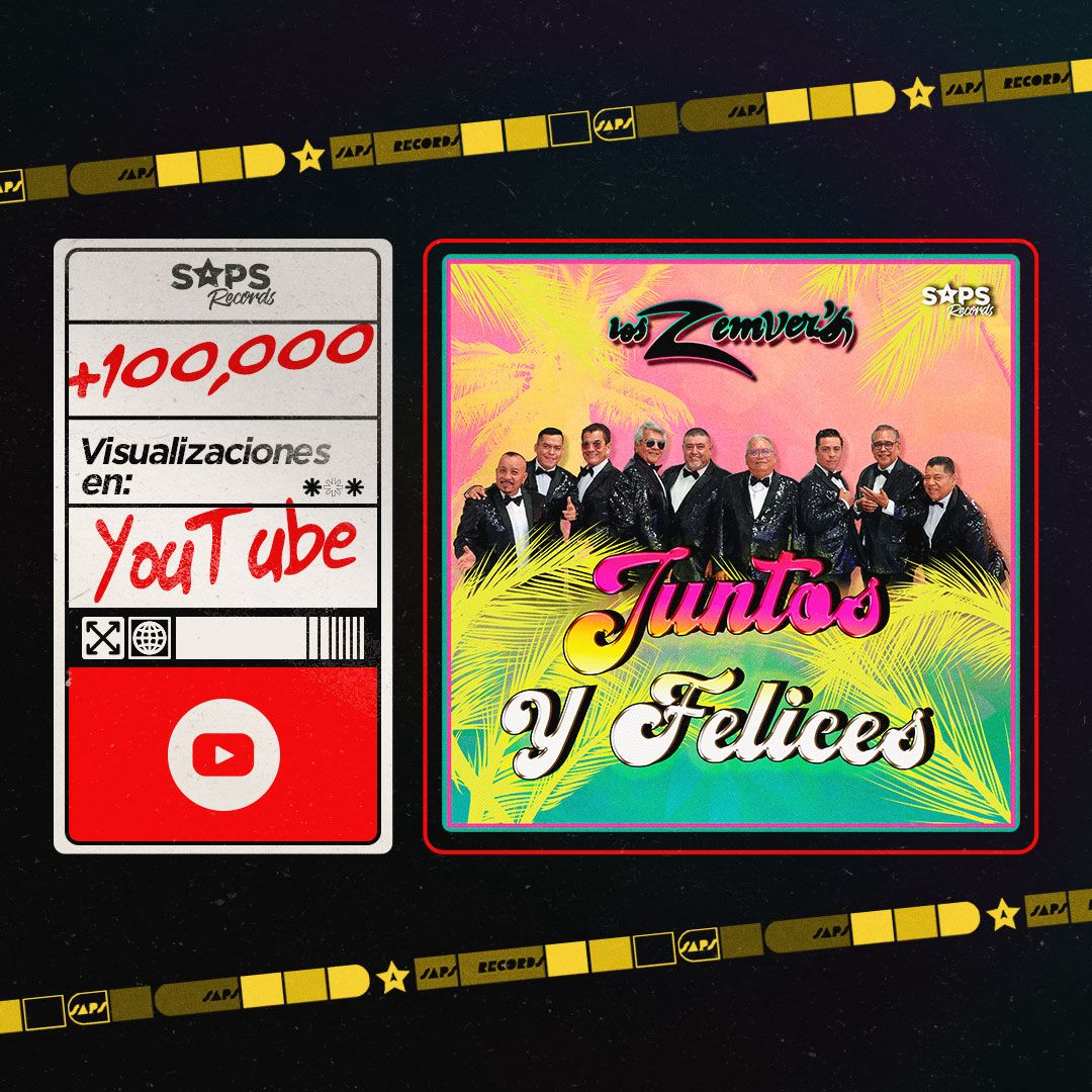 ¡100 K! 🤩🤩
Muchas gracias por seguir el ritmo de <a href="/LosZemversMX/">Los Zemvers</a>  con el tema "Juntos Y Felices".
