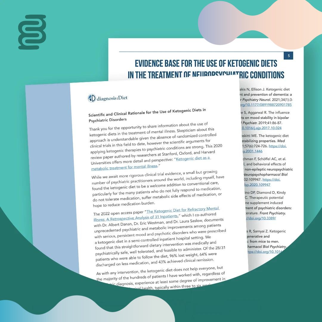 Want to discuss #metabolicpsychiatry with your care team?

Share this handout by metabolic psychiatry pioneer @GeorgiaEdeMD! It's a valuable resource detailing the scientific and clinical rationale of keto for mental health.

Download it here: bit.ly/3JzOyHJ