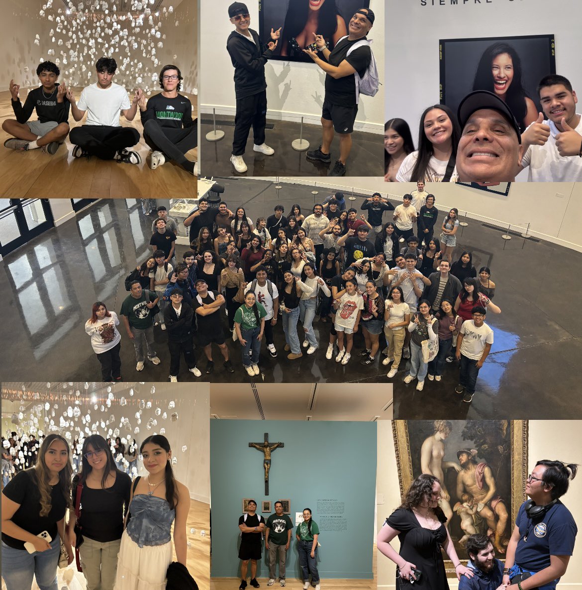 Another great museum day in the books! We love visiting the El Paso museum of art. There is no better way to experience artwork than actually seeing it in person! 🎨🖼️🐏#excellence @AMendoza_MHS @SISD_FineArts