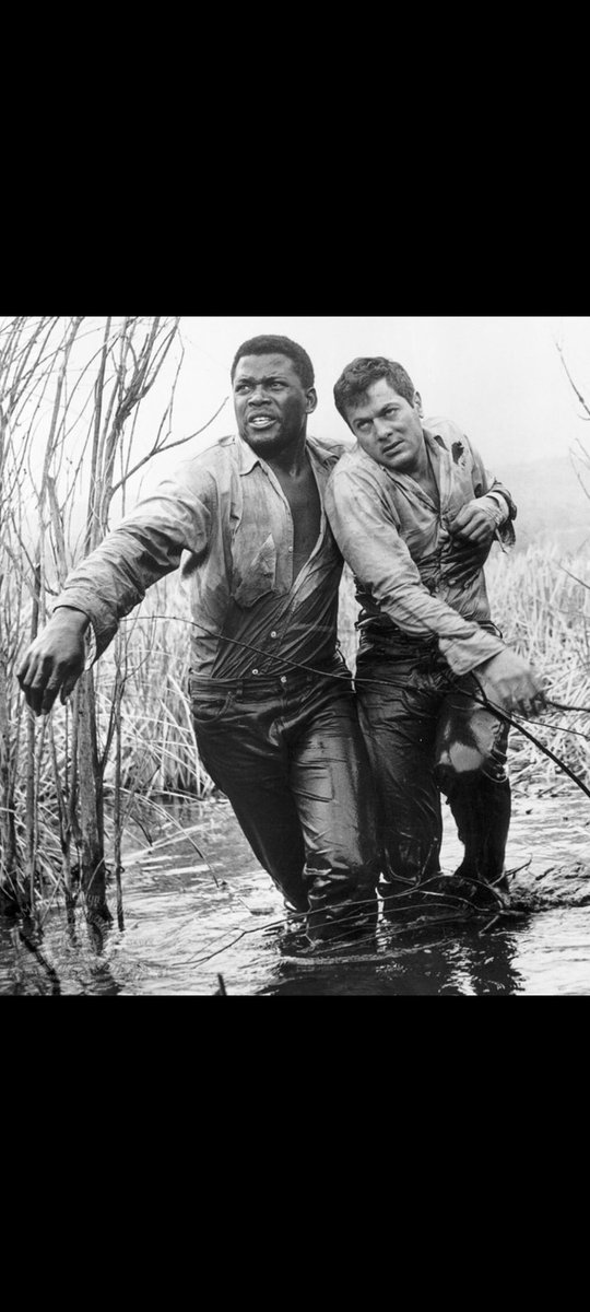 #FotoCinefilia #SidneyPoitier #TonyCurtis Buenas noches y buena suerte.