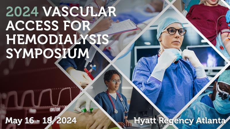 Register now for the 2024 VASA Vascular Access for Hemodialysis Symposium, May 16-18, 2024 in Atlanta, Georgia at the Hyatt Regency Atlanta Hotel! Register at: vasa.site-ym.com/event/symposiu…