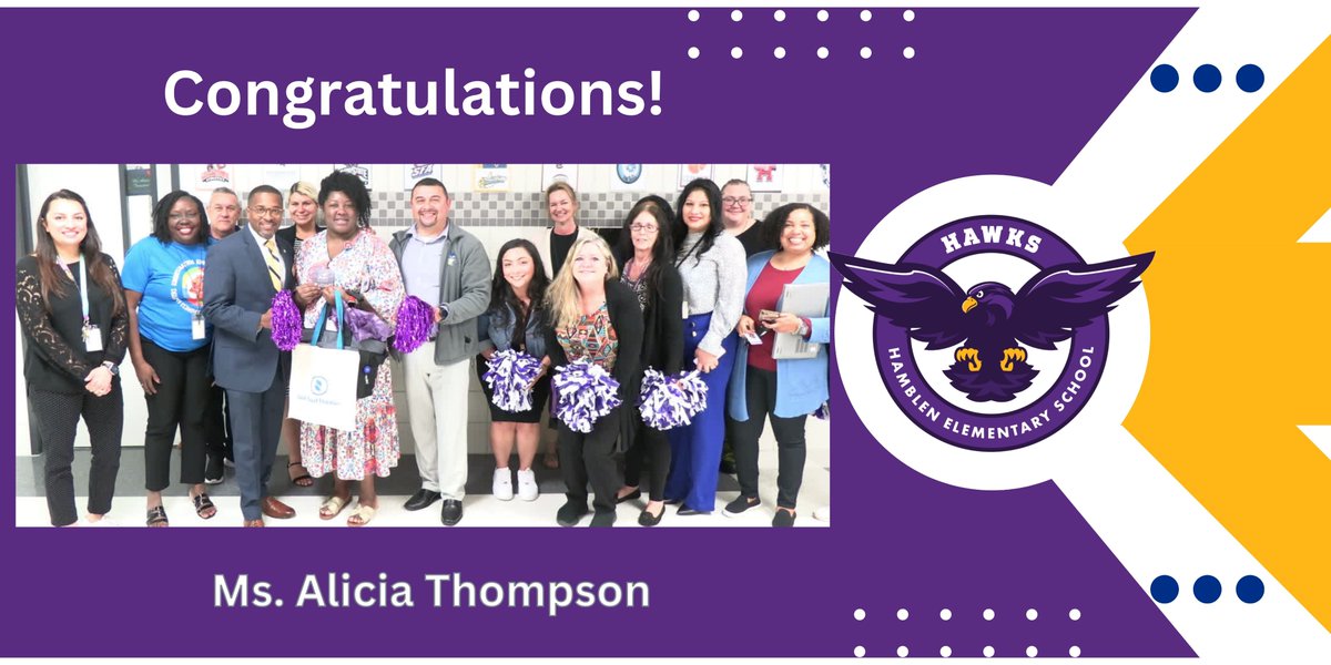 This week's Bragging On The Bold Employee is Ms. Alicia Thompson, Counselor @HamblenElem 🎉🎉🎉Congratulations Ms. Thompson! 🎊👏 We would like to thank @GCEFCU for sponsoring Bragging On The Bold. youtu.be/wIvo3h53n7w