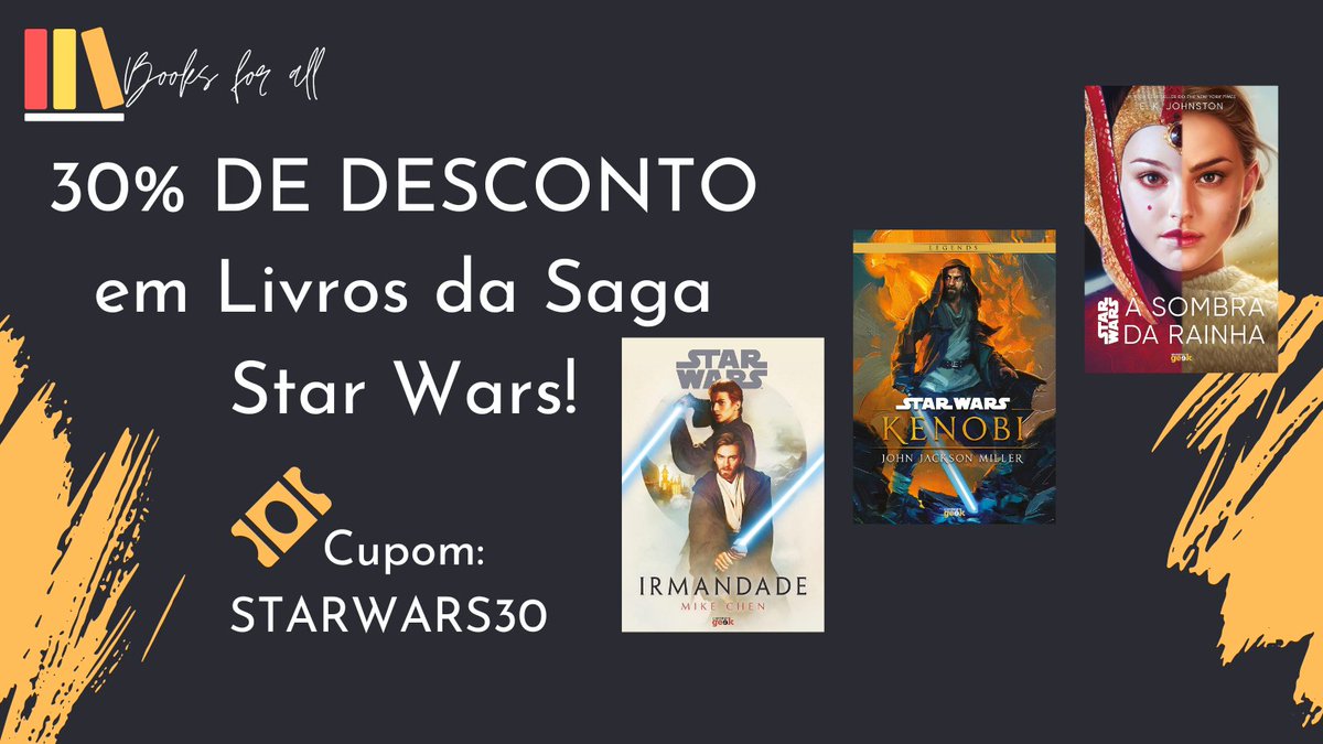 30% DE DESCONTO em Livros da Saga Star Wars!

amzn.to/3wrdaze
amzn.to/3wrdaze

Use o cupom🎟 STARWARS30

➡️ Válido para os livros do link. Confira as regras

🪧 Utilizem nossos links para apoiar o perfil🙏