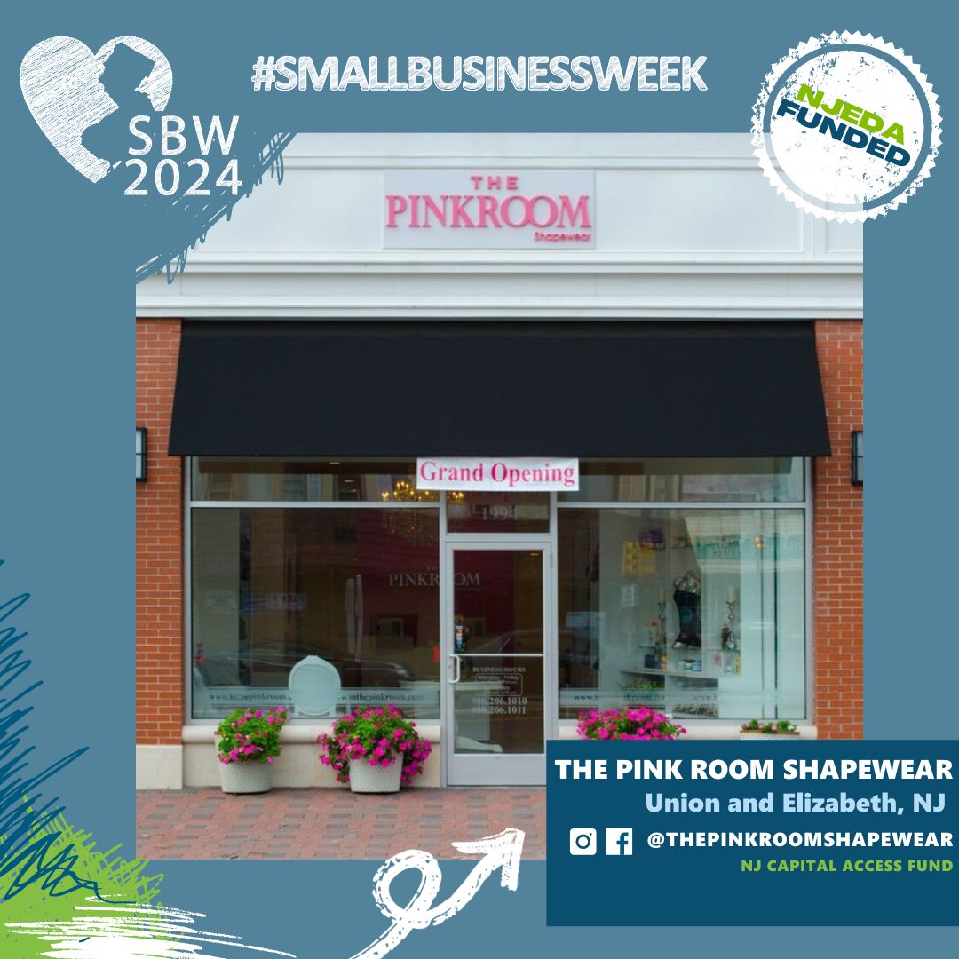 Check out @the_pink_room in Union County! This boutique recently received a loan under the NJ Capital Access Fund, which provides flexible working capital to give business owners the freedom to grow their small businesses. Learn more here: njcapitalaccessfund.com #SBW2024