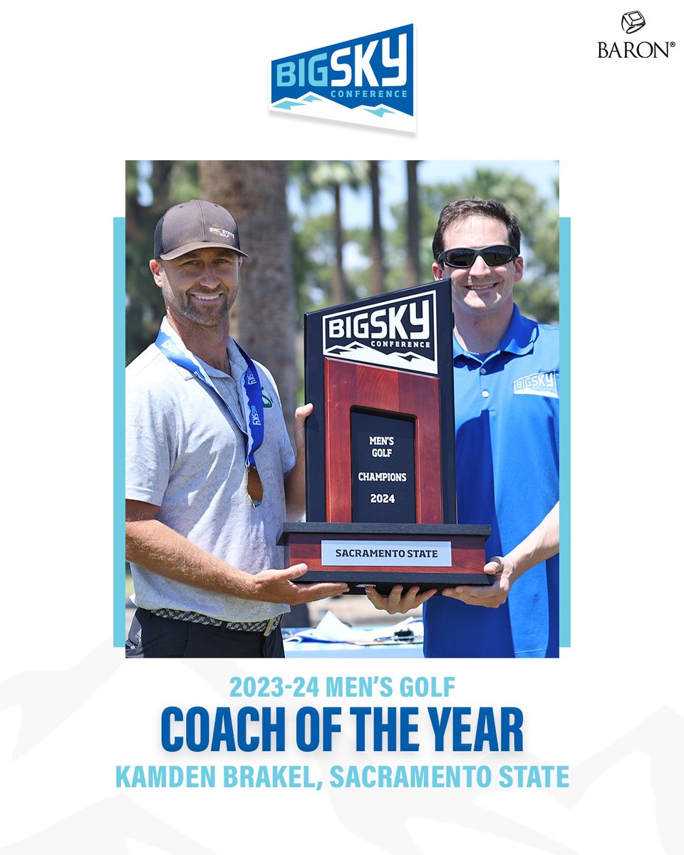 Men's Golf Coach of the Year ⛳️ #ExperienceElevated