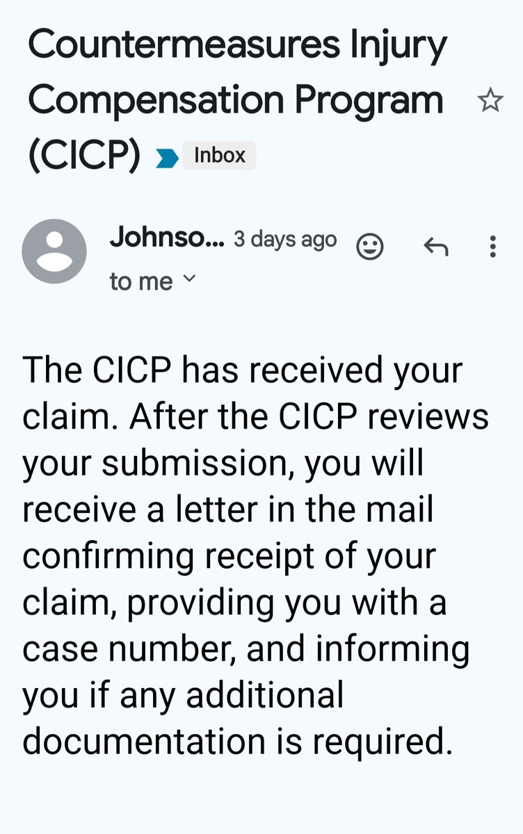 🚨 Praise Jesus. I just got this email from HRSA regarding the vaccine death claim ('CICP') I filed for my Mom. Something broke it lose. If this was your help Congressman @RoKhanna THANK YOU. Jane Williamson's death will not be in vain. #justiceforjane @HouseLyndseyRN