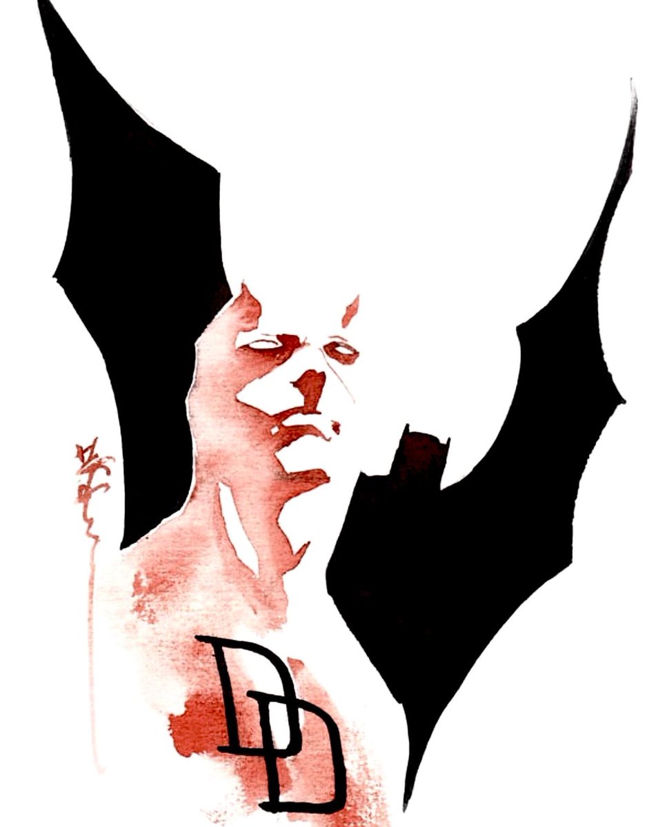 batman & daredevil art by dustin nguyen