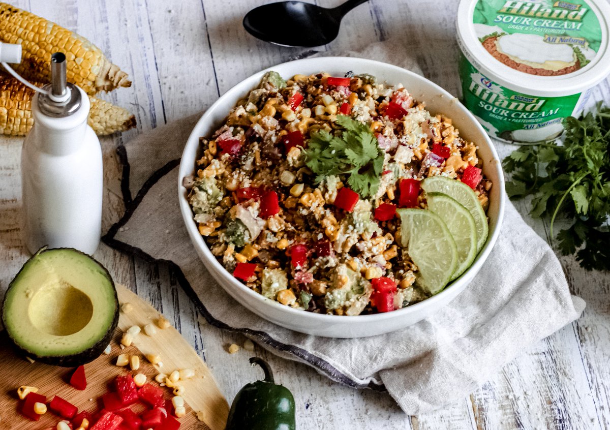 Spice up your Cinco de Mayo celebration with this irresistible Mexican corn salad! 🌟 This salad is the perfect blend of creamy, delicious, and healthy ingredients that capture the essence of Mexican cuisine. Full recipe: bit.ly/3vMw9E8