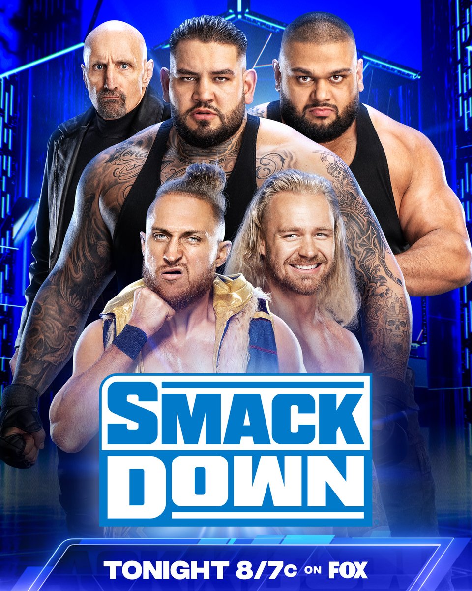 After a vicious attack last week, New Catch Republic will look for some revenge when they take on the Authors of Pain TONIGHT on #SmackDown! 📺 8/7c on @FOXTV