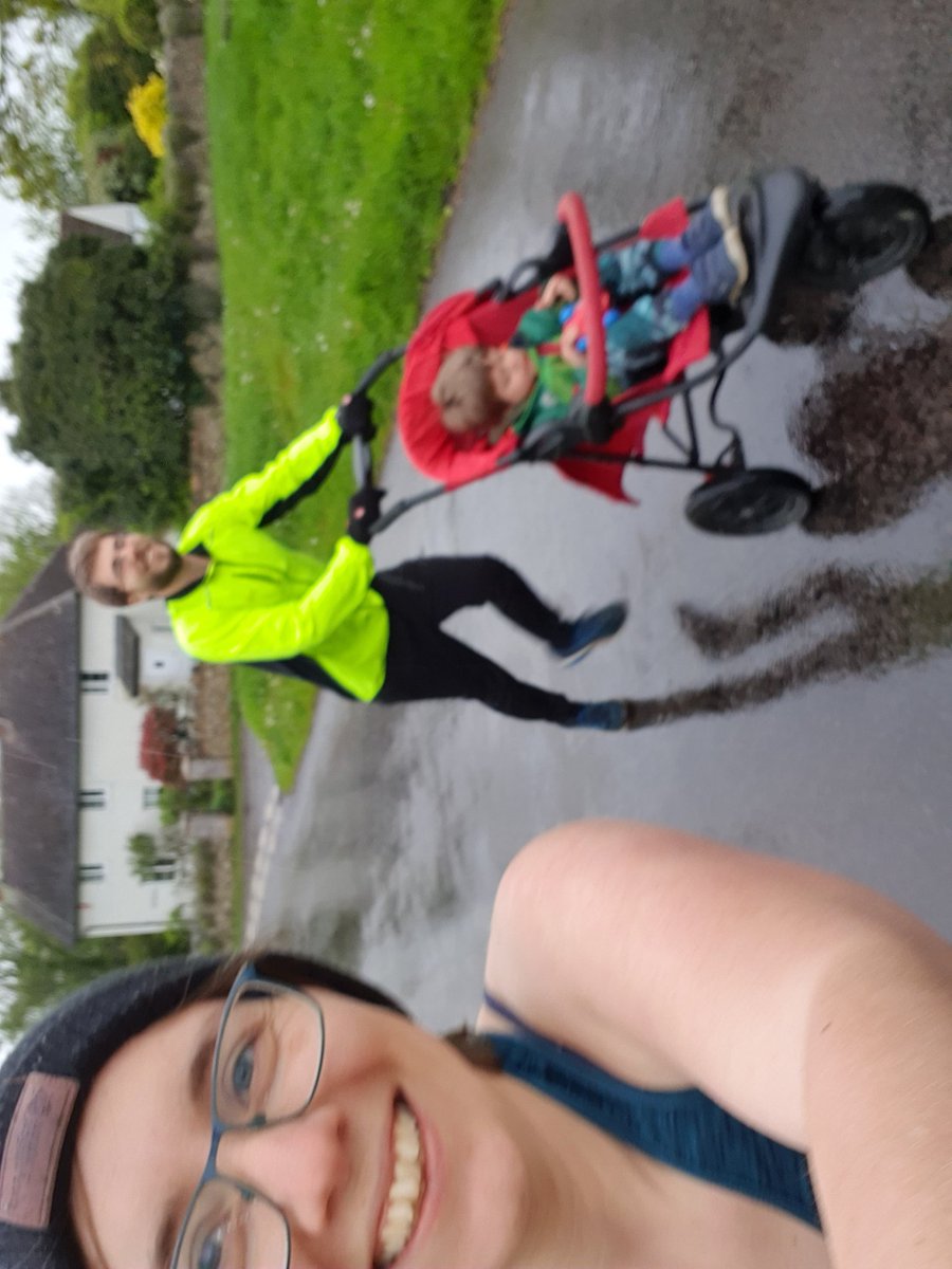 Day 3 of the #MayDayMile raising money for the @RNLI. Donate here fundraise.rnli.org/fundraisers/Ot…

@ScienceSwede and I have tried a few ways to complete our shared challenge to run a mile every day: with our son in a pram, with the dogs, and in the forest with all three of them.