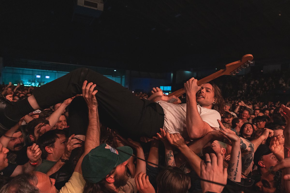 British rock band @idlesband took over PNE Forum last night for a high-energy show on the LOVE IS THE FING TOUR! Who else loved the crowd surfing?? 📸: Darrole Palmer