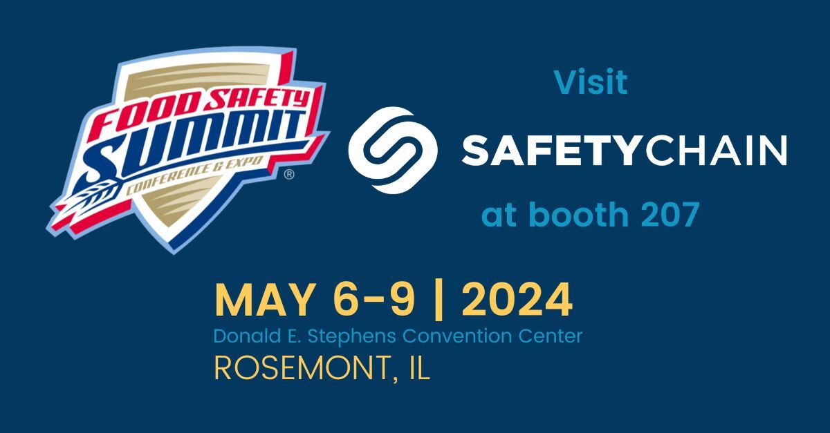 #FoodSafetySummit kicks off next Monday! Be sure to stop by booth 207 to talk about FSMA 204, audit readiness, and much more!
#traceability #foodmanufacturing #manufacturing
