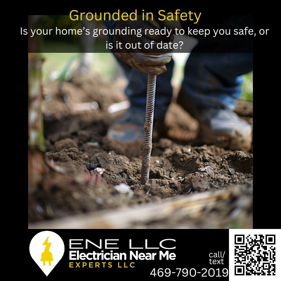 🔌⚡ Is your grounding system up to the challenge? With storm season around the corner, it's time to check your home's defense against electrical surges. Contact us today #StormPreparedness #ElectricalSafety #GroundingTechniques #ElectricianServices #HomeSafetyTips