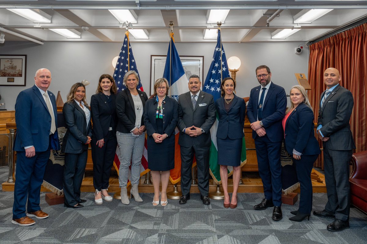 It was an honor to meet Catherine De Bolle, the Executive Director of Europol, and her team yesterday. The cooperation between the NYPD and our law enforcement counterparts, both within our borders and abroad, is essential for maintaining the safety and security of our city.