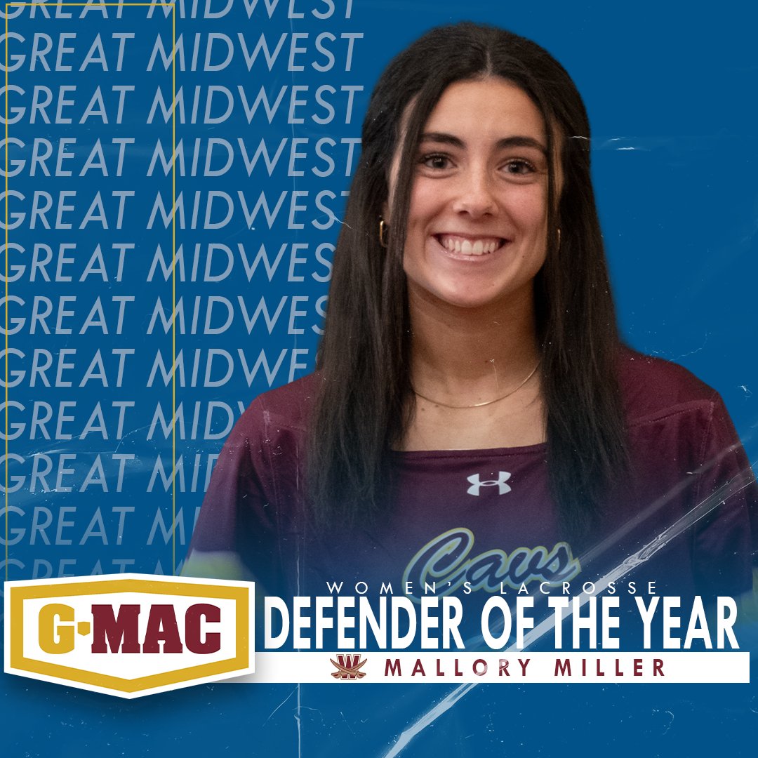 2024 G-MAC Defensive Player of the Year Mallory Miller, @WalshWomensLax