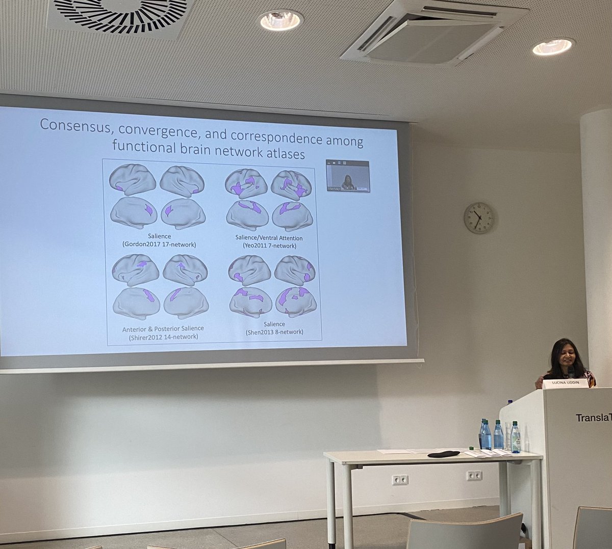 Have you ever thought about the consequences of medical nomenclature being inconsistent? @LucinaUddin gave inspirational insights in how the audience was not able to find a consensus about naming prominent functional networks… cause there is none 🤯